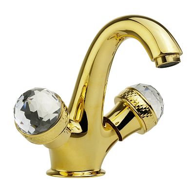 AXO SWAROVSKI См-ль д/раковины, золото фото 1