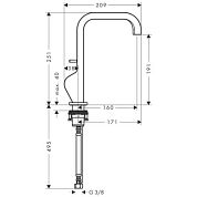 Смеситель Hansgrohe Axor Citterio 39034000