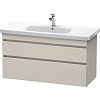 Тумба подвесная Duravit DuraStyle DS649509191 серо-коричневый фото 1