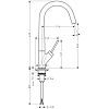 Смеситель Hansgrohe Axor Starck 10822800 фото 2