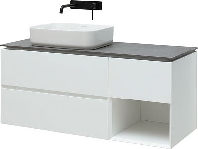 Тумба под раковину Allen Brau Infinity 120 1.21005.WM L белый матовый фото 4