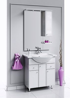 Зеркало-шкаф Aqwella Barselona Ba.02.08 с подсветкой фото 5