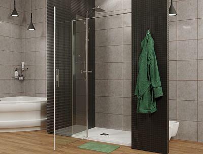 Душевая дверь Allen Brau Priority 90 3.31026.BA серебро браш фото 11