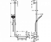 Душевой гарнитур Hansgrohe Raindance Select S 120 Unic Comfort 26324400