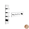 Смеситель Gessi Rettangolo Wellness 43026-708 шлифованная медь фото 1