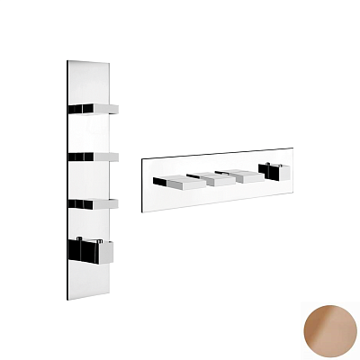 Смеситель Gessi Rettangolo Wellness 43026-708 шлифованная медь фото 1