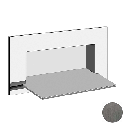 Излив Gessi Rettangolo Cascata 39900-239 шлифованная сталь фото 1