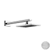 Душевая головка Gessi Rettangolo Shower 20148-707 шлифованный черный металл фото 1