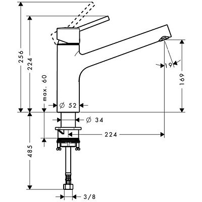 Смеситель Hansgrohe Talis S 32851000 фото 2