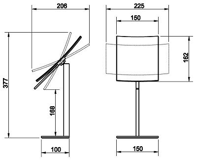 Зеркало Gessi Rettangolo Shower 20988-708 шлифованная медь фото 2