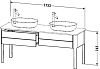 Тумба напольная под столешницу Duravit Luv LU9562B3636 белый фото 3