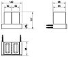 Стакан двойной Gessi Rettangolo Shower 20811-706 черный металл фото 2