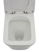 AQM1003 Унитаз напольный Rimless с сиденьем SoftClose, горизонтальный выпуск. 680x360x405мм