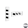 Смеситель и селектором Gessi Quadro Wellness 43012-706 черный металл фото 1