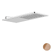 Душевая головка Gessi Rettangolo Shower 33095-708 шлифованная медь фото 1