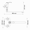 Isar 1302L Смеситель для ванны с длинным изливом фото 6