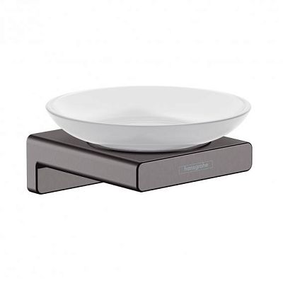 Мыльница HANSGROHE AddStoris 41746340 Шлифованный чёрный хром фото 1
