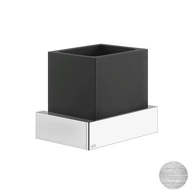 Стакан Gessi Rettangolo Shower 20808-707 шлифованный черный металл фото 1