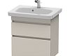 Тумба подвесная Duravit DuraStyle DS647909191 серо-коричневый фото 1