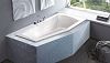 Nika 160*70 R Асимметричная акриловая ванна C-bath фото 2