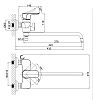 Смеситель для ванны D&K Venice Baciano (DA1033301) фото 5