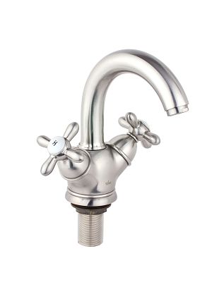 Смеситель для раковины Timo Ritz (0141FN silver) фото 1