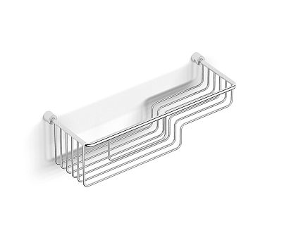 Мыльница хром. к стене "решетка" двойная (10560A) фото 1