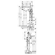Смеситель напольный Hansgrohe Talis S 72412000