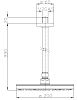 Верхний душ Bossini Oki H31405G Хром с кронштейном фото 5