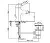 Смеситель для биде Cezares ELITE-BSM1-02-Bi фото 2