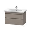Тумба подвесная Duravit DuraStyle DS648204343 базальт матовый фото 1