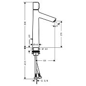 Смеситель для раковины Hansgrohe Talis Select S 72044000