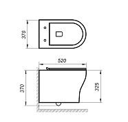 Унитаз подвесной BelBagno Acqua BB340CHR