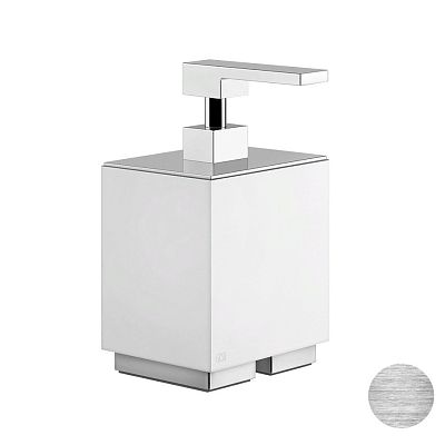 Дозатор для жидкого мыла Gessi Rettangolo Shower 20837-707 шлифованный черный металл  фото 1