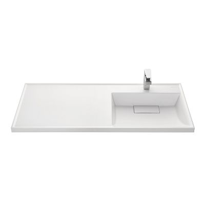 1A72243KLH010 раковина для стиральной машины АКВАТОН ЛОНДРИ 120 правая /16,2х120х50/ (белый) фото 4