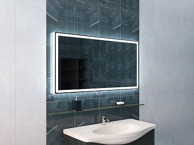 Зеркало для ванной с подсветкой Sfera SKY+ 120х65 фото 3
