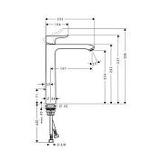Смеситель Hansgrohe Metris 31184000