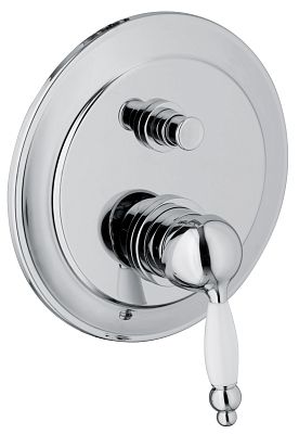 Смеситель для душа Webert Dorian DO860101 Хром/белый фото 1