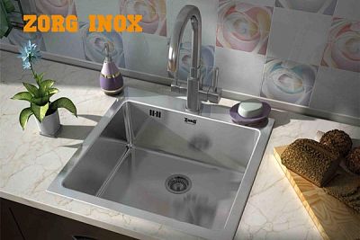 Мойка кухонная ZORG Inox RX (RX-5151) фото 3