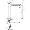 Смеситель для раковины Hansgrohe Metropol 260 32512000 фото 2