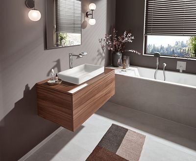 Мыльница HANSGROHE AddStoris 41746340 Шлифованный чёрный хром фото 4