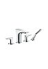 Смеситель на край ванны Hansgrohe PuraVida 15446000 хром фото 1