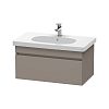 Тумба подвесная Duravit DuraStyle DS638404343 базальт матовый фото 1