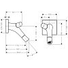 Смеситель Hansgrohe Axor Starck Organic 12015000 фото 2