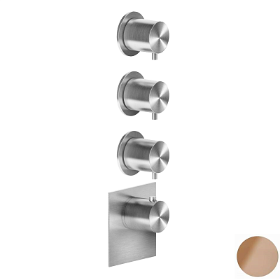 Смеситель Gessi Gessi316 Wellness 54506-708 шлифованная медь фото 1