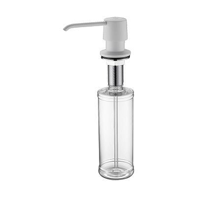 Дозатор для жидкого мыла SAUBER, D001-431, белый матовый, Paulmark фото 1