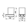 Держатель стакана Keuco Smart.2 14750 019000 хром фото 2