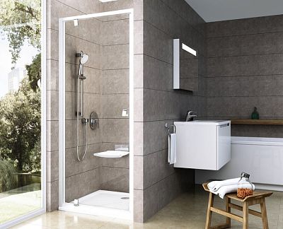 Душевая дверь Ravak Pivot PDOP1-90 блестящий, транспарент фото 1