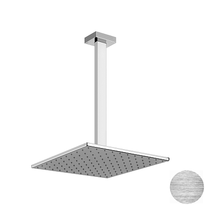 Душевая головка Gessi Rettangolo Shower 15199-707 шлифованный черный металл фото 1