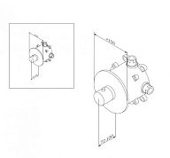 F8075500 Like, термостат, монтируемый в стену, шт